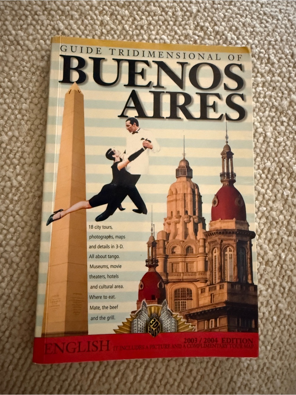 Vintage Guide Tridimensional Buenos Aires Daniel Santoro Argentina travel book